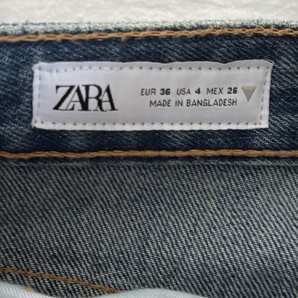 TRF MID WAIST BAGGY BALLOON RIPPED JEANS 27 (US 4) - Picture 7 of 8